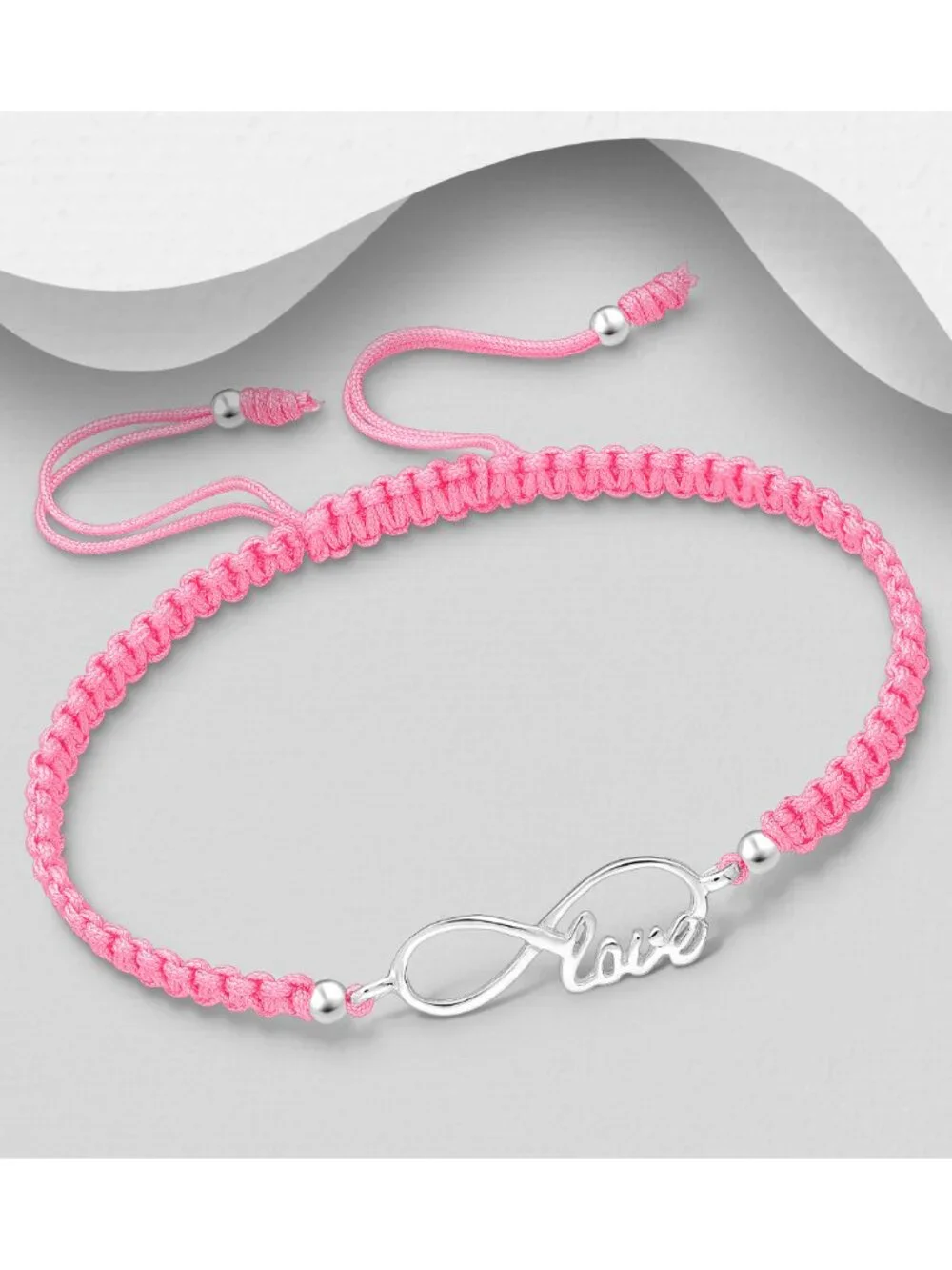 925 Sterling Silver Infinity and 